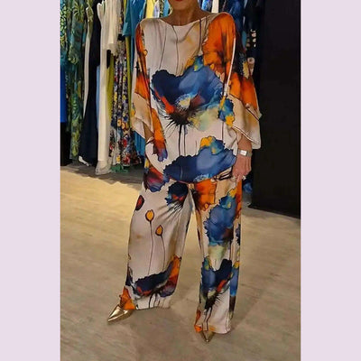 SatinFlora™ Luxe Co‑Ord Set