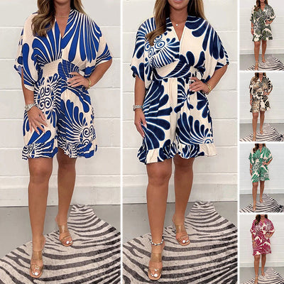 Florévia™ | Women’s Botanical Print Jumpsuit