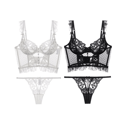 Daria - French Lace Push-Up Bra & Panty Set
