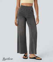 Ardenelle™ | Super Stretch High-Waisted Wide-Leg Jeans