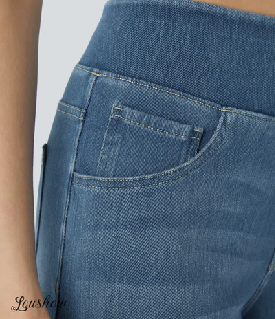Ardenelle™ | Super Stretch High-Waisted Wide-Leg Jeans
