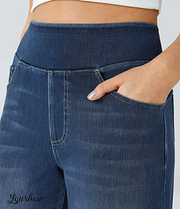Ardenelle™ | Super Stretch High-Waisted Wide-Leg Jeans