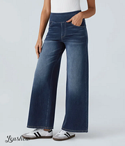 Ardenelle™ | Super Stretch High-Waisted Wide-Leg Jeans