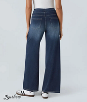 Ardenelle™ | Super Stretch High-Waisted Wide-Leg Jeans