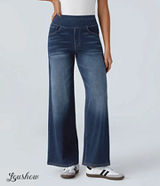 Ardenelle™ | Super Stretch High-Waisted Wide-Leg Jeans