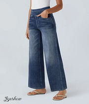 Ardenelle™ | Super Stretch High-Waisted Wide-Leg Jeans