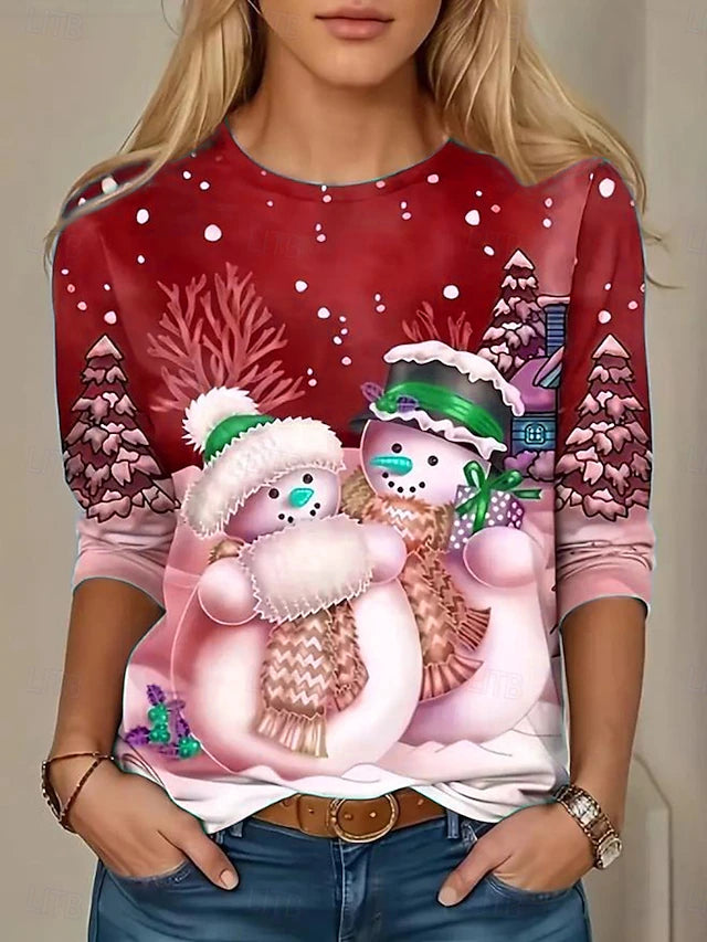 ClaraJoy™ | Vintage Christmas Long Sleeve T-Shirt